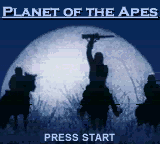Planet of the Apes (Europe) (En,Fr,De,Es,It,Nl) Title Screen